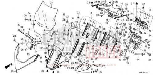 OBERER WINDLAUF/WINDSCHUTZSCHEIBE NT1100DN de 2022